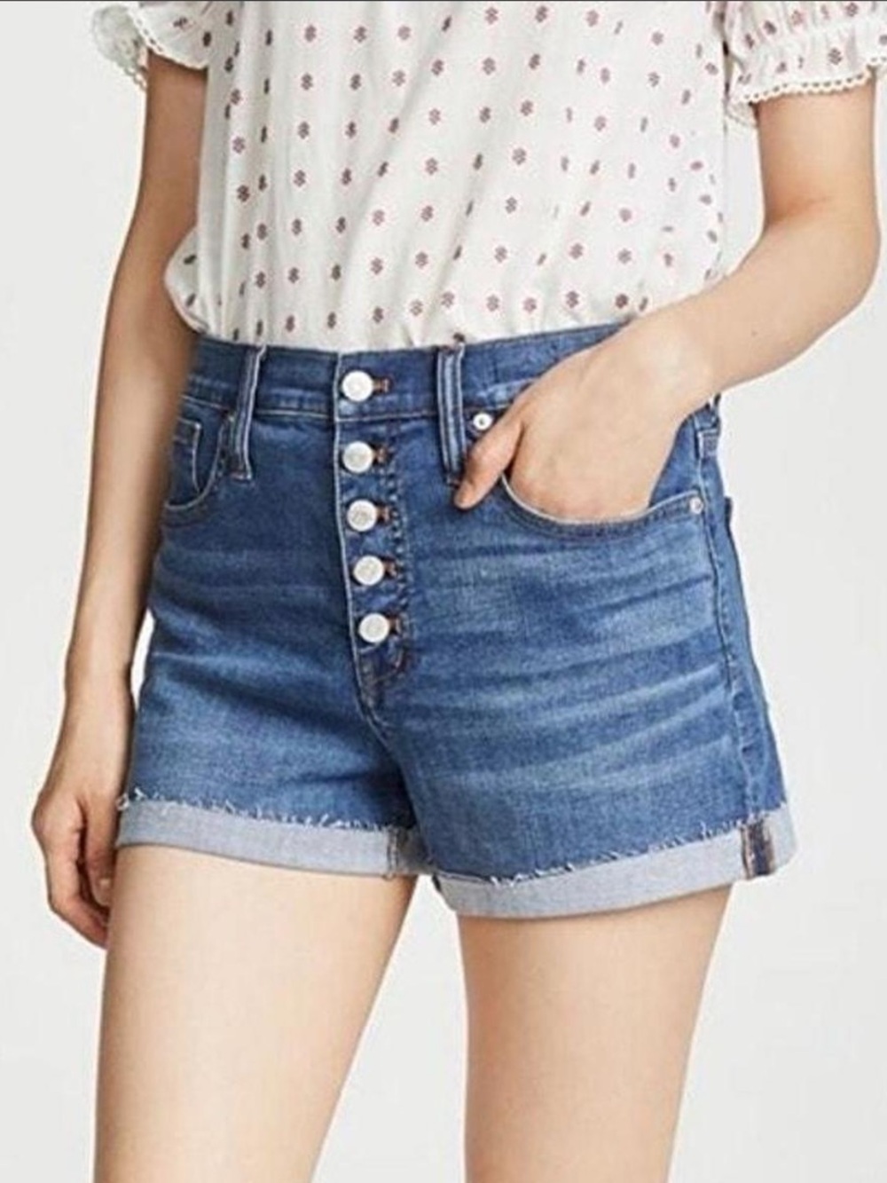 Madewell Women’s High-Rise Denim Shorts Size 26 Waist